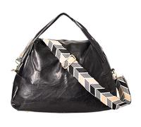 Mabel London Women's Fashionable Soft Leather Tote Handbag - Ideal for Everyday & Weekend Use - Grace (Black)