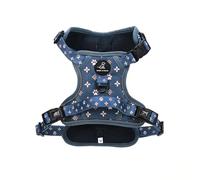 Mabel & Millie Denim Dog Harness (Medium) Anti Pull, No Pull, Soft Padded, Tacticle, For small Medium Large Dogs, Tacticle