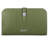 Mabel PU Vegan Leather Wallet for Women RFID Blocking Ladies Coin Zipper Boxed Purse with Multiple Card Slots - Ada - Olive Green