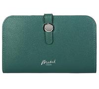 Mabel PU Vegan Leather Wallet for Women RFID Blocking Ladies Coin Zipper Boxed Purse with Multiple Card Slots - Ada - Green
