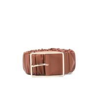 Mabel Ruched Mealter Belt - unisex - AGL - Belts - Brown - M - Accessories M