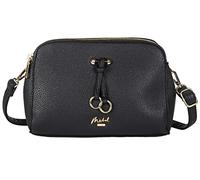 Mabel Small Multi Pockets Cross-Body Bag - Womens Faux Leather Shoulder Handbag - Cute Stylish & Elegant Design - Naomi (Black)