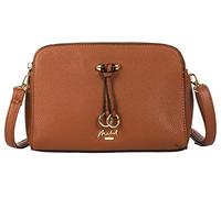 Mabel Small Multi Pockets Cross-Body Bag - Womens Faux Leather Shoulder Handbag - Cute Stylish & Elegant Design - Naomi (Brown)