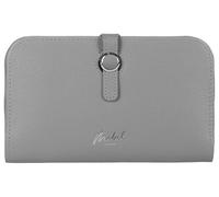 Mabel Vegan Leather Wallet for Women RFID Blocking Ladies Coin Zipper Boxed Purse with Multiple Card Slots - Ada (Light Grey)