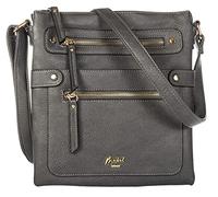 Mabel Women’s Cross Body Handbags - Trendy Messenger Long Shoulder Strap Bags - With a Protective Storage Bag (Design 1 - Dark Grey)