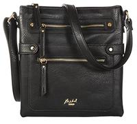 Mabel Women’s Cross Body Handbags - Trendy Messenger Long Shoulder Strap Bags - With a Protective Storage Bag (Design 1 - Black)
