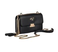 Mabel Women’s Small Party Crossbody Clutch Bag - Vegan Leather Shoulder Handbag with Chain Strap - Ideal for Wedding, Clubbing & Evening Out - Skylar (Black)