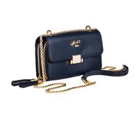 Mabel Women’s Small Party Crossbody Clutch Bag - Vegan Leather Shoulder Handbag with Chain Strap - Ideal for Wedding, Clubbing & Evening Out - Skylar (Navy)