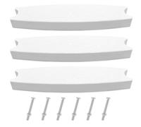 Mabellumia 3-Pack 18" Universal Pool Ladder Steps, Heavy-Duty ABS Plastic, Anti-Slip, 300 lbs Capacity