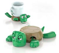 MAbelo Funny Turtle Coaster, 3D Printed Turtle Coaster with Moving Limbs & Funny Face, Anti-Stress Beer Mat for Office, Home & Gifts (Green)