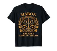 Mabon Balance Symbol for Fall Equinox Pagan Harvest Design T-Shirt