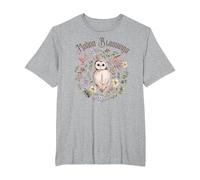 Mabon Blessings Pagan and Witches Autumn Equinox T-Shirt, Men's Big and Tall, Heather Grey, 6X Tall