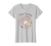 Mabon Blessings Pagan and Witches Autumn Equinox T-Shirt, Women, Silver Grey, Large