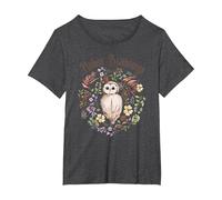 Mabon Blessings Pagan and Witches Autumn Equinox T-Shirt, Women's Plus, Dark Heather Grey, 2X