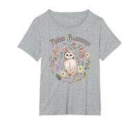 Mabon Blessings Pagan and Witches Autumn Equinox T-Shirt, Women's Plus, Heather Grey, 3X