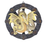 Mabon Dragon Resin Wall Plaque By Anne Stokes - Pagan & Wiccan Decor