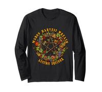 Mabon Harvest Wreath Autumn Equinox Pagan Second Harvest Long Sleeve T-Shirt