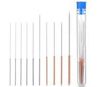 Mabor 10 Pcs 3D Printer Nozzle Cleaning Kit, Stainless Steel Needles Set for Unclogging, Universal 3D Printer Accessories for Maintenance