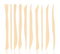 Mabor 10Pcs Clay Sculpting Tools, 5.9in Smooth Double Ended Modeling Tools, Pottery Clay Tool Kit for Ceramics Soap Playdough Carving Supplies