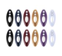Mabor 12Pcs Hijab Pins for Women Colorful Safety Scarf Pins Plastic Cover Hijab Clips for Women Muslim Girls for Fastening Scarves and Sweaters