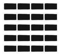Mabor 20PCS Belt Keepers, Elastic Polyester Belt Loop Keeper for Duty Belts, Backpack Strap Holder, Secure & Durable Strap Organizer (Black)