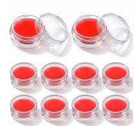 Mabor 20Pcs Diamond Art Wax Refills, Red Glue Diamond Art Wax Pad with Storage Box for 3D Painting Embroidery Accessories DIY Craft