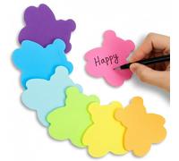 Mabor 210 Pcs Bear Sticky Notes - Cute Fun Notepads, 2.8x2.8 Inch Adhesive Memo Pads for Office School Supplies