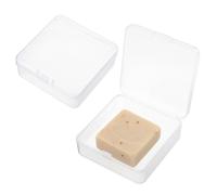 Mabor 2Pcs Clear Travel Soap Case With Lid - Waterproof, Leak Proof Soap Container for Bathroom, Shower, Home, Outdoor Camping, Gym, Fitness - Portable Bar Holder