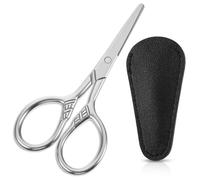 Mabor 3.54-inch Small Sewing Scissors, Stainless Steel Embroidery Craft Scissors with Sheath, Precision DIY Crafting & Office Cutting Tools