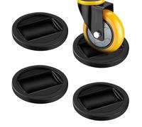 Mabor 4Pcs Bed Stoppers to Prevent Sliding, Wheel Stopper for Rolling Furniture Keep Furniture from Sliding Anti Slip Caster Cups for Wheels of Furniture Couch Chair Sofa Bed