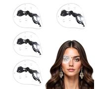 Mabor 4Pcs Eye Shield After Cataract Surgery for Sleeping After Surgery, Clear Eye Patch with Elastic Adjustable Band Longer & Wider for Adults