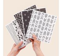 Mabor 5 Pcs Swedish Dishcloths for Kitchen Geometric Washable Dish Rags Reusable Cleaning Paper Towels Absorbent Counter Dish Cloth Kitchen