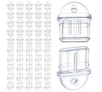 Mabor 50Pcs Dust Plug Set - Clear TPU Universal Type C Charging Port Cover, Cell Phone Anti-Dust Plugs for USB-C Ports