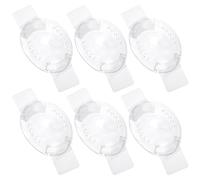 Mabor 6PCS Clear Eye Shields with Holes - Medical Eye Patches for After Surgery Protection, Breathable Eyes Covers for Cataract Recovery