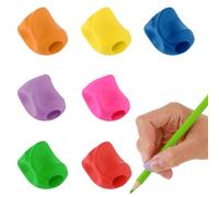 Mabor 7Pcs Pencil Soft Grips for Children Handwriting Tripod Grips for Children Kids Ergonomic Posture Correction Writing Aids Tool for Preschooler Toddler Kindergarten