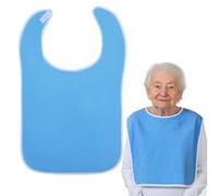 Mabor Adult Bibs for Eating, Clothing Protectors for Elderly Women Men Senior Citizens, Terry Cloth Bib for Adults, Washable