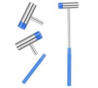 Mabor Dual Head Small Hammer, Lightweight Mini Hammer, 6.8 Inch Plastic & Metal Head Mallet Mini Jewelry Hammers for Crafts Watches Tuning Musical Instruments Supplies, Blue