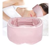 Mabor Eye Mask for Sleeping Imitation Silk for Eye Skin Anti Wrinkles Soft Pressureless Large Size for Face-Hugging Silk Eye Mask for Sleeping Women Adjustable Wide Ear Cover