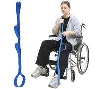 Mabor Leg Lifter Strap for Mobility Aid - After Knee & Hip Surgery Support, Durable Nylon Assist Device, Blue