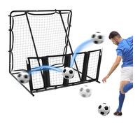 MABOZOO 2-in-1 Soccer Rebounder Training Net, Dual-Sided Soccer Passing & Reaction Trainer, Adjustable Angle Rebound Board for Passing & Reaction Skills