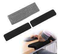 MABOZOO L-Shaped Desk Wrist Elbow Rests, 2PCS Memory Foam Elbow Support Padding with Non-Slip Bottom, Ergonomic Wrist Cushions for Table or Desk Edge