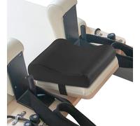 MABOZOO Pilates Head and Neck Support Pillow, Black PU Leather Cushion for Pilates Reformer Accessories, Pilates Cushion Pillow Enhance Comfort for Pilates Home Gym Workout