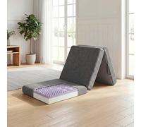 MABOZOO Tri-Fold Memory Foam Mattress, 4 Inch Portable Floor Mattress with Washable Cover, Foldable Floor Bed for Camping, RV, Travel & Guest