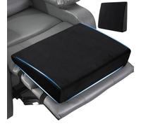 MABOZOO Wedge Recliner Leg Pillow, Foam Extra Large Foot Rest Cushion with Adjustable Straps, Recliner Footrest Extender Leg Elevation Pillow Wedge Pillow for Recliner, Bed, Sofa, Couch (Black)