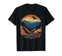 Mabry Mill Blue Ridge Parkway Hiker Virginia Historic Grist T-Shirt