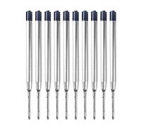 Mabta 10Pcs Ballpoint Pens Refills Ink Pen Refills 1.0mm Point Pen Refills Ball Points Pen Refills Metal Ballpoint Pen Refills