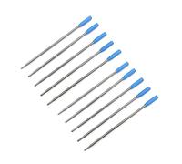 Mabta 10PCS Metal Pen Refills Blue Black Ink Refills 115mm Replacement Ballpoint Pen Refills 1mm Tip Pen Refill