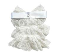 Mabta Victorian Vintage Lace Neck Ruff Ruffle Collar Layered Clown Neck Collar Tie Cosplay Costumes Accessories