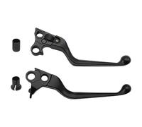 Mabutingti Brake Lever and Clutch Lever for Harley Davidson Sportster 883 1200 Softail Dyna Electra Glide Road King Fat Boy Night Train Street Bob (Black)