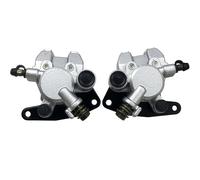 Mabutingti Front Left Right Brake Calipers & Pads for Yamaha Raptor Banshee Grizzly Warrior Wolverine Kodiak Big Bear YFM 125 250 350 400 450 660 YFZ450 with Brake Pads